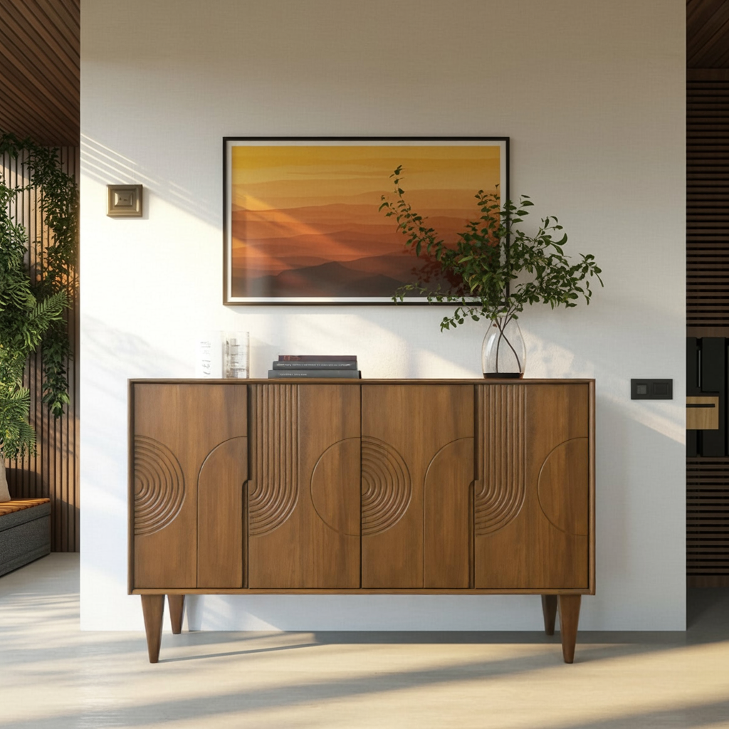 Mid Century Sideboard For Living Room Or Dining